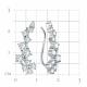 Серебряные серьги TALANT 16-72-0001-27211 с фианитом