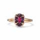 Золотое кольцо АЛЬКОР 17059-103 с рубином