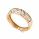 Золотое кольцо АЛЬКОР 17079-100 с бриллиантом