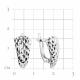 Серебряные серьги TALANT 18-73-0000-11086