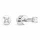 Серьги из белого золота RoseGrace 2-363-103Б с бриллиантом