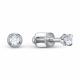 Серьги из белого золота RoseGrace 2-478-103Б с бриллиантом