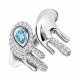 Серебряное кольцо TALANT 20-72-0009-17676 с фианитом