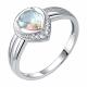 Серебряное кольцо TALANT 20-72-000Х-13818 с фианитом и кварцем