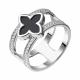 Серебряное кольцо TALANT 20-72-0801-17411 с фианитом и ониксом