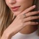 Серебряное кольцо TALANT 20-72-0К01-10185 с фианитом и кварцем