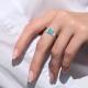 Серебряное кольцо TALANT 20-72-0П01-15367 с фианитом и горным хрусталём