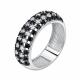 Серебряное кольцо TALANT 20-75-0008-40515 с цирконием и шпинелью