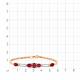 Браслет из комбинированного золота Мастер Бриллиант 20M10-420163-00-03 с бриллиантом и рубином