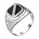 Серебряное кольцо TALANT 21-72-0801-17547 с фианитом и агатом