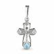 Серебряная подвеска AQUAMARINE 2225002 с топазом