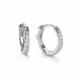 Серьги из белого золота АЛЬКОР 23973-200 с бриллиантом