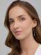 Золотые серьги АЛЬКОР 26282-100 с бриллиантом