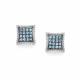 Серьги из белого золота АЛЬКОР 26354-238 с бриллиантом