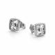 Серьги из белого золота АЛЬКОР 26529-200 с бриллиантом
