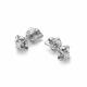 Серьги из белого золота АЛЬКОР 26645-200 с бриллиантом