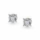 Серьги из белого золота АЛЬКОР 26645-200 с бриллиантом