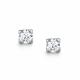 Серьги из белого золота АЛЬКОР 26658-200 с бриллиантом
