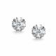 Серьги из белого золота АЛЬКОР 26920-200 с бриллиантом