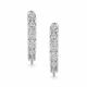 Серьги из белого золота АЛЬКОР 27089-200 с бриллиантом