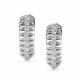 Серьги из белого золота АЛЬКОР 27095-200 с бриллиантом