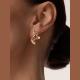 Золотые серьги АЛЬКОР 27163-100 с бриллиантом