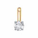 Золотая подвеска RoseGrace 3-465-103К с бриллиантом
