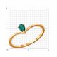 Золотое кольцо SOKOLOV 3010812 с изумрудом