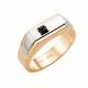 Золотое кольцо Караваевская ювелирная фабрика 31-0311-он с ониксом
