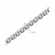 Серебряная цепь плетение Бисмарк TALANT 322-72-0045-30004
