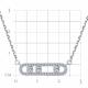 Серебряное колье TALANT 33-72-0001-15408 с фианитом
