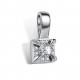 Подвеска из белого золота АЛЬКОР 36808-200 с бриллиантом