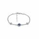 Браслет из белого золота RoseGrace 4-202-106Б-Сап с бриллиантом и сапфиром