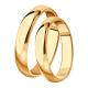 Золотое обручальное кольцо 4 мм Колибри 40-00040-1