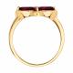 Золотое кольцо SOKOLOV 4010791 с рубином