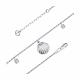 Серебряный браслет TALANT 47-72-0001-17049 с фианитом