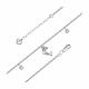 Серебряный браслет TALANT 47-72-0001-17052 с фианитом
