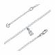 Серебряный браслет TALANT 47-72-0001-17054 с фианитом и шпинелью