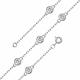 Серебряный браслет TALANT 47-72-0001-28160 с фианитом