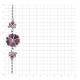 Серебряный браслет TALANT 47-79-000R-17125 с фианитом и эмалью
