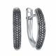 Серьги из белого золота RoseGrace 5-2548-103-2Б-Чбр с бриллиантом