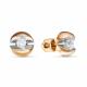 Золотые серьги RoseGrace 5-3301-103-2К с бриллиантом