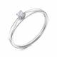 Кольцо из белого золота RoseGrace 5-3591-103-1Б с бриллиантом