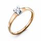 Золотое кольцо RoseGrace 5-5346-103-1К с бриллиантом