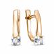 Золотые серьги RoseGrace 5-5346-103-2К с бриллиантом