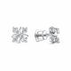 Серьги из белого золота RoseGrace 5-5831-103-2Б с бриллиантом