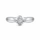 Кольцо из белого золота RoseGrace 5-5904-103И2-1Б с бриллиантом