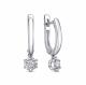 Серьги из белого золота RoseGrace 5-5917-103И2-2Б с бриллиантом