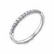 Кольцо из белого золота RoseGrace 5-6013-103-1Б с бриллиантом