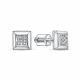 Серьги из белого золота RoseGrace 5-6077-103-2Б с бриллиантом